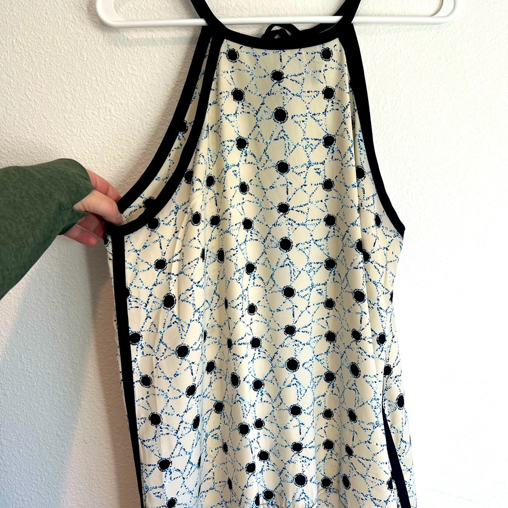 Printed Summer Top, ties around neck